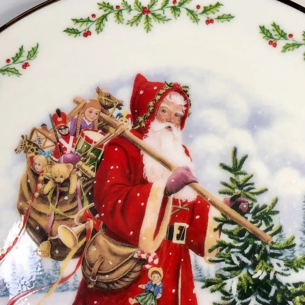 Lenox 1992 International Santa Claus Plate Collection Kris Kringle EUC B0102